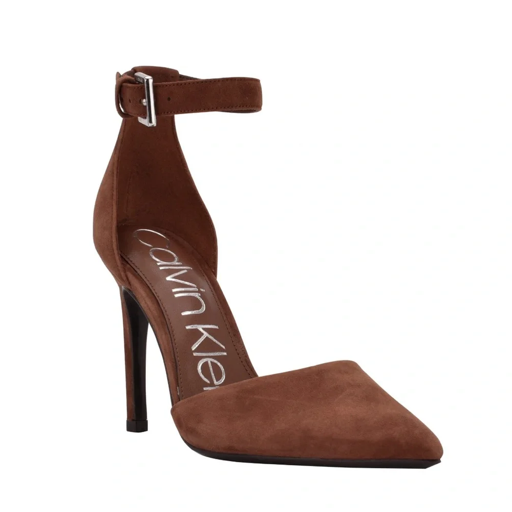 Calvin Klein Hilda Suede Stiletto 7.5 - Picture 2 of 16